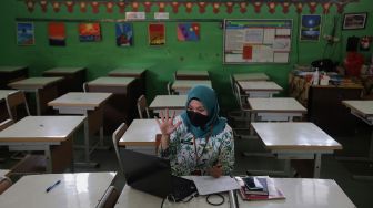 Sekolah di Jakarta Pusat Terapkan PJJ Saat Pengumuman Hasil Pemilu 2024