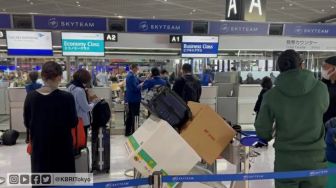 Garuda Terbang Perdana dari Bandara Narita ke  Bandara I Gusti Ngurah Rai, Bawa Empat Pelaku Wisata