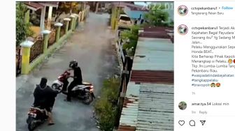 Begal Payudara Beraksi Pakai Motor di Jalan Perumahan di Pekanbaru, Seorang Ibu Jadi Korban