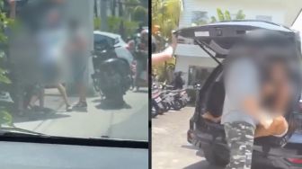 Bak Film Action! Viral Aksi Pengeroyokan Bule di Bali, Korban Diikat dan Dimasukkan ke Bagasi Mobil