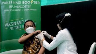 Tekan Penyebaran Covid-19, Insan BPJAMSOSTEK Dapatkan Vaksin Booster