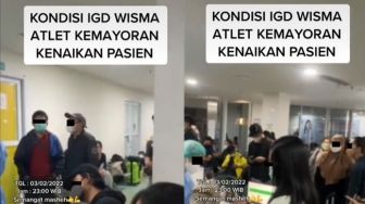 Viral Rekaman Diduga Kerumunan Pasien di IGD Wisma Atlet Kemayoran, Warganet Bereaksi Pedas: Tanda-tanda Mau Lebaran