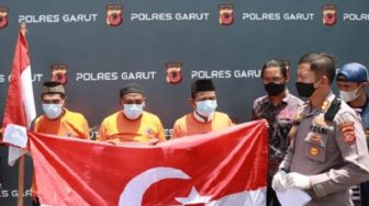 Polres Garut Berhasil Amankan Pelaku Pengibaran Bendera NII