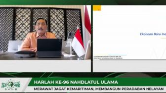 Minta Kader NU Bangga Jadi Warga Indonesia, Luhut: Kita Bukan Bangsa Pecundang