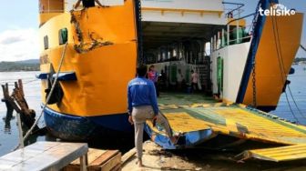 Kapal Tanker Pertamina Tabrakan Dengan Kapal Feri KMP Bahteramas Rute Kendari - Langara