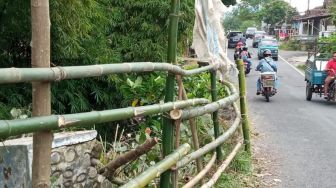 Cowok-cewek Naik Motor Boncengan Tabrak Pembatas Jembatan di Jember, Cewek Tewas Cowoknya Hilang Terlempar ke Sungai