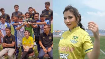 Cieee... Persikota Tangerang Gagal Promosi ke Liga 2, Prilly Latuconsina Disemangati Menpora