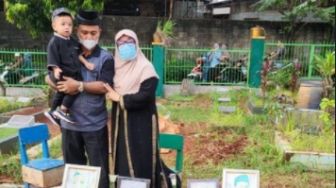 Makam Vanessa Angel Mau Dipindah, Haji Faisal Ajak Gala Sky Ziarah: Agar Jadi Kenangan Cucu Saya