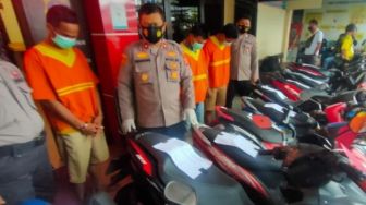 Tiga Tersangka dan 10 Motor Berhasil Diamankan Polsek Balikpapan, Sebelum Beraksi BU Menggambar Lokasi