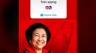 Unggah Foto Ayang Pakai Gambar Megawati, Pria Deg-degan Instagram Story Ditonton Akun Ini: Apakah Namanya Cinta?