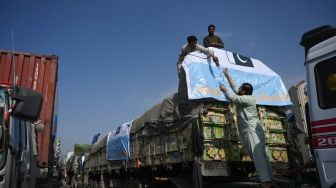 Angkut 750 Ton Bantuan, Kereta Amal Turki Sampai Di Afghanistan Usai Menempuh Perjalanan 4.000 Km Lebih