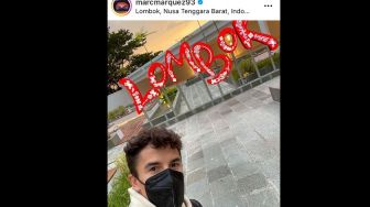 Marc Marquez Mendarat di Bandara Internasional Lombok: Amankan, Amankan, Amankan!