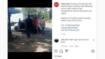 Viral Pria Dianiaya dan Mobilnya Diambil Paksa Debt Collector di Suramadu, Warganet: Ya Ampun Om, Ga Kasihan..!