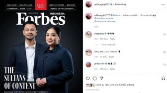 The Real Sultan, Raffi Ahmad Dan Nagita Slavina Masuk Majalah Forbes