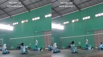 Viral Siswa Selonjoran Main Badminton, 'Kevin Sanjaya Ketar-ketir Lihat Ini'