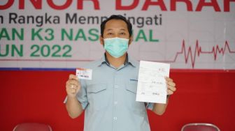 Aksi Donor Darah Peringati Bulan K3, Semen Gresik Sumbang Ratusan Kantong Darah