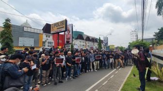 Datangi Mapolda DIY, Aliansi Solidaritas Wadas Minta Aksi Represif Aparat Dihentikan