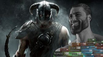 Gamer ini Habiskan 600 Jam untuk Maksimalkan Seluruh Status di Skyrim