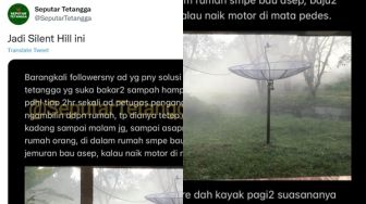 Viral Curhatan Soal Tetangga, Bakar Sampah Tiap Sore Asapnya sampai Bikin Suasana Bak Pagi Hari