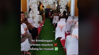 Bukan Ketemu Pengantin, Cewek Ini Pakai Batik ke Kondangan karena Mau Pulang ke Rumah