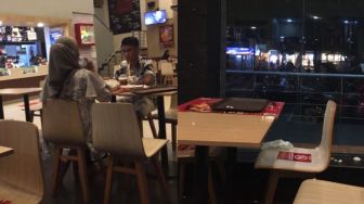 Apes Banget! Sejoli Berantem di Restoran, Wanita Asing Jadi Korban Kena Imbas Dilempar Pakai Hal ini