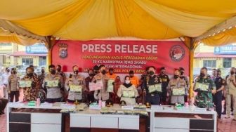 Hendak Dibawa ke Jakarta, Polres Bengkalis Amankan 30 Kilogram Sabu