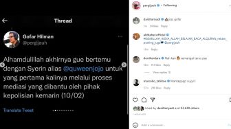 Warganet Merasa Janggal Akan Permintaan Maaf @quweenjojo di Twitter, Gofar Hilman Bereaksi