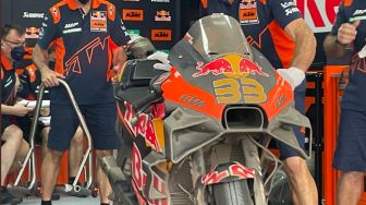 Deretan Potret Motor Pembalap MotoGP usai Jalani Tes Pramusim di Sirkuit Mandalika, Penuh Noda Debu yang Bandel