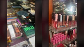 Bikin Iri! Kamar Rias Milik Nenek Ini Punya Banyak Koleksi Makeup Mahal