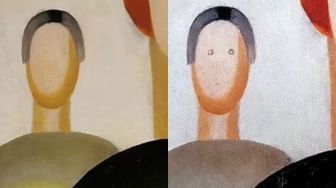 Mirip Film Mr Bean, Satpam Ini Gambar Lukisan Bernilai Ratusan Ribu Dolar
