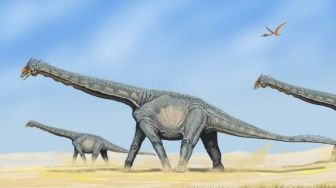 Dinosaurus Berleher Panjang Terbunuh oleh Infeksi Mirip Flu