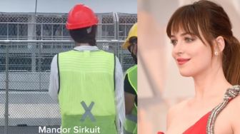 Viral Sosok Cantik Diduga Mandor Sirkuit Mandalika, Warganet Sebut Mirip Dakota Johnson