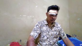 Geng Motor di Medan Makin Brutal, Aniaya Driver Ojol hingga Terkapar Berdarah-darah