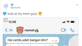 Pamer Terharu Dapat Chat Manis dari Sang Ibunda, Warganet Iri sampai Adu Emak