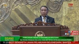 RUU Keolahragaan Resmi Disahkan Jadi UU dalam Sidang Paripurna DPR