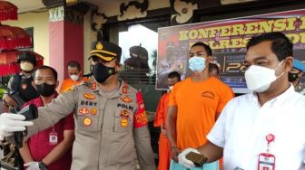 Pengguna Sabu yang Juga Simpan Pistol Ilegal di Badung Bali Ditahan
