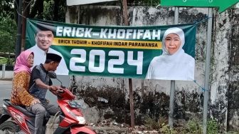 Poster Erick-Khofifah 2024 Bertebaran, Ketua Bawaslu Jember: Kami Tak Bisa Menindaknya