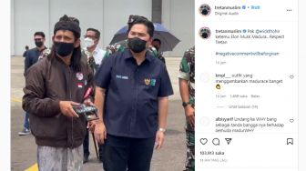 Viral Santri Bikin Miniatur Pesawat Garuda Diapresiasi Erick Thohir, Tretan Muslim: Elon Musk Madura...