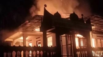 Masjid Taqwa di Agam Ludes Terbakar, Ini Penyebabnya