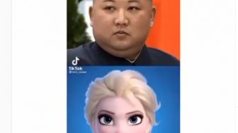 Edit Wajah Kim Jong Un Jadi Elsa Frozen, Warganet Ketar-Ketir: Yang Ngedit Aman?