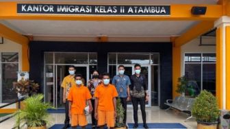 Kantor Imigrasi Atambua Deportasi 2 Nelayan Timor Leste yang Terdampar di Kabupaten Belu
