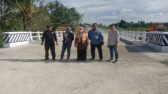 Pembangunan Jembatan Sungai Palattae Bone Rampung, Kini Lebarnya 7 Meter