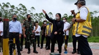 Kawal Pembangunan Ibu Kota Negara, Puan Maharani Tinjau Lokasi IKN Nusantara