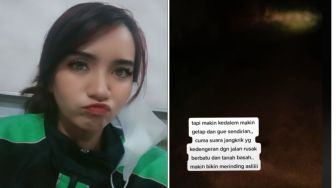 Curhat Ojol Wanita Melintas di Jalan Licin dan Berbatu Saat Malam Hari, Mengaku Lihat Kejanggalan Ini