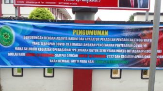 Pengadilan Tinggi Banten Ditutup Sementara Karena 20 Pegawai Positif COVID-19