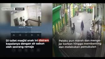 Viral CCTV Bocah Dianiaya Saat Bersihkan Toilet Masjid, Disiram Sabun sampai Dibanting