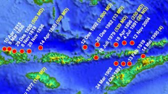 Pulau Flores Diguncang Gempa Sampai 50 Kali Dalam Sebulan