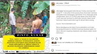 Tega! Gadis 14 Tahun Dibunuh, Jasadnya Disetubuhi, Lalu Dikubur di Tanah Berlumpur di Perkebunan Pisang Kukar