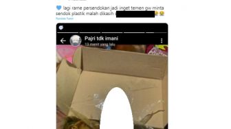 Beli Makan Minta Sendok Plastik, Teman Sender ini Malah Dapat Barang Tak Terduga, Publik: Penjual Enggak Takut Rugi