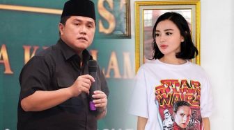 Heboh Momen Erick Thohir Gombalin Wika Salim, Warganet: Gas Pak!